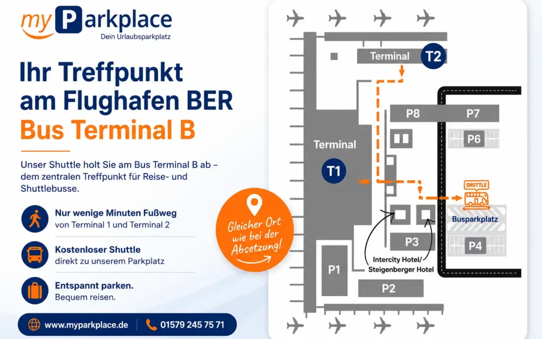 How Do I Find Bus Terminal B at BER Airport?