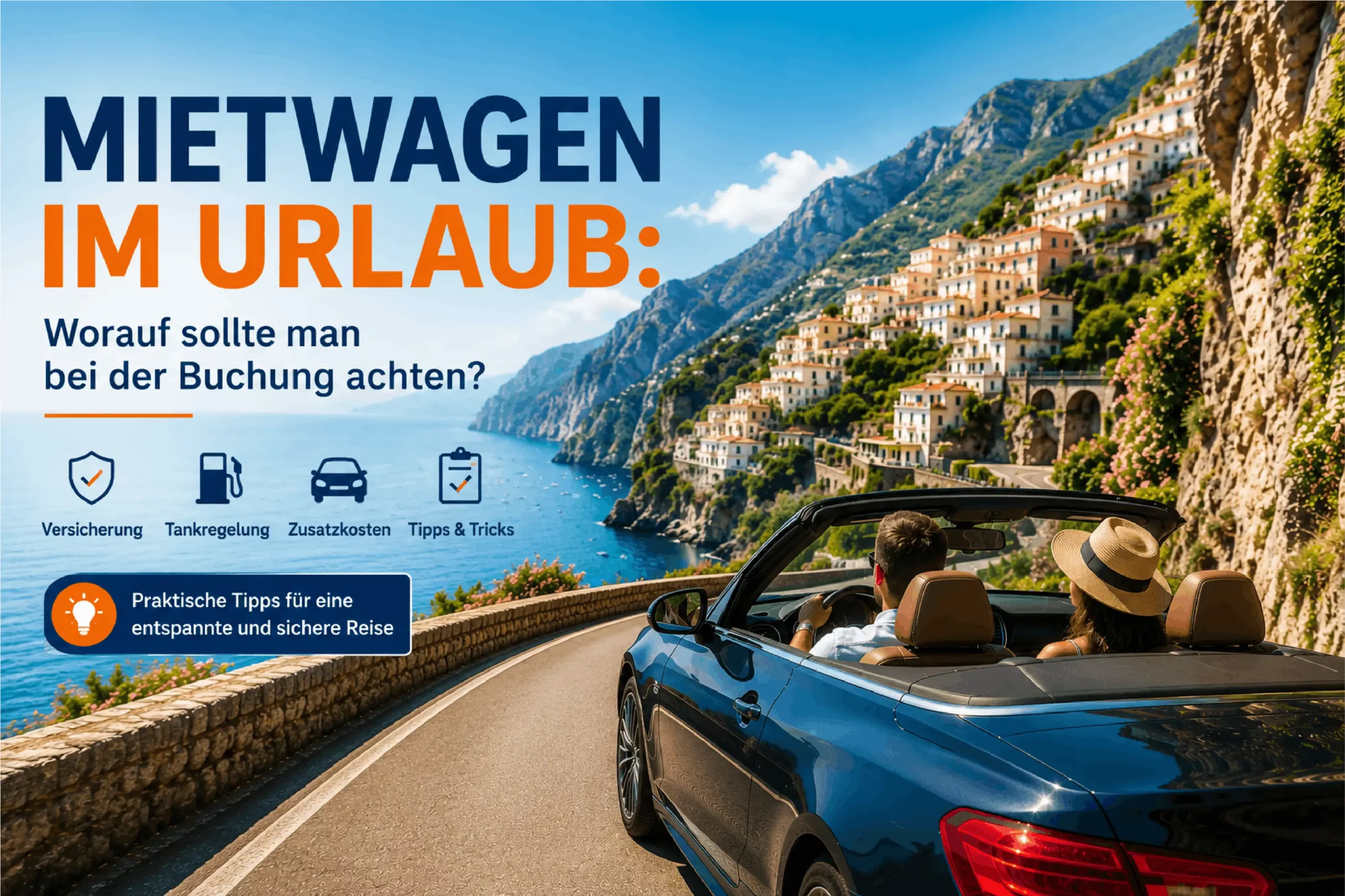 Mietwagen im Urlaub: Worauf sollte man bei der Buchung achten?